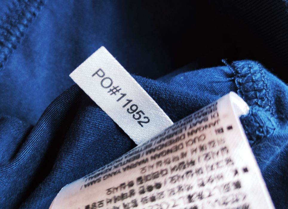 Umbro świetny sportowy crop top w stylu bokserki XL granatowy z logo