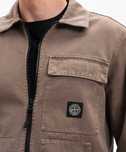 Stone Island  коричнева куртка , рубашка  811511501-V0175
