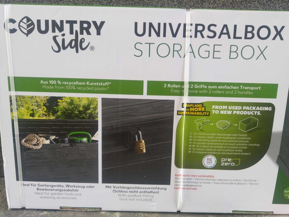 NAJTANIEJ Skrzynia Ogrodowa Uniwersalna Plastikowa 270L Wysyłka