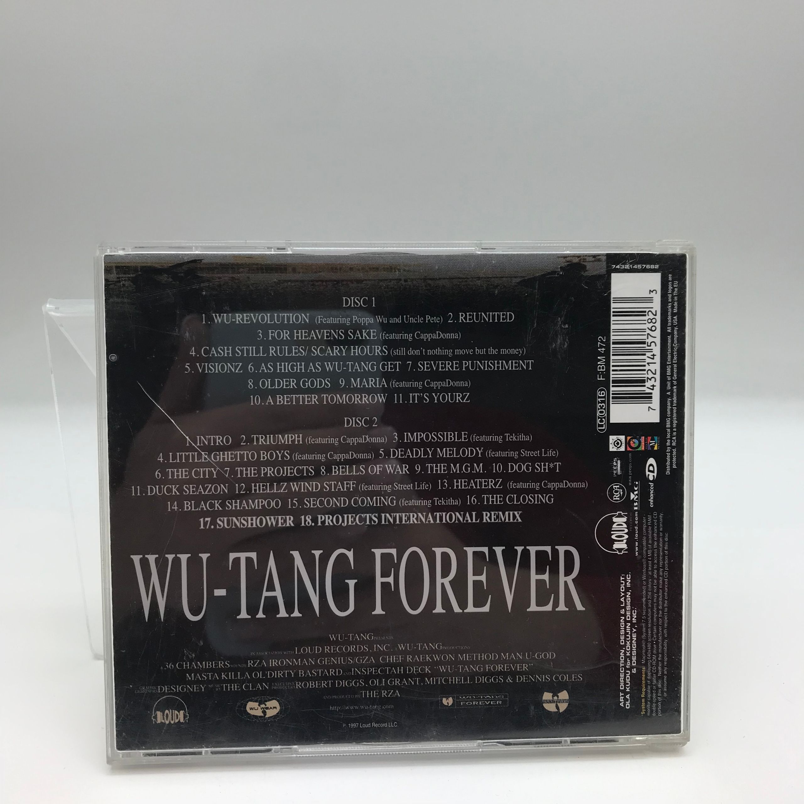 cd - wu-tang clan - wu-tang forever