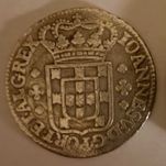Moeda Prata D. João V 120 Réis (6 Vinténs)
