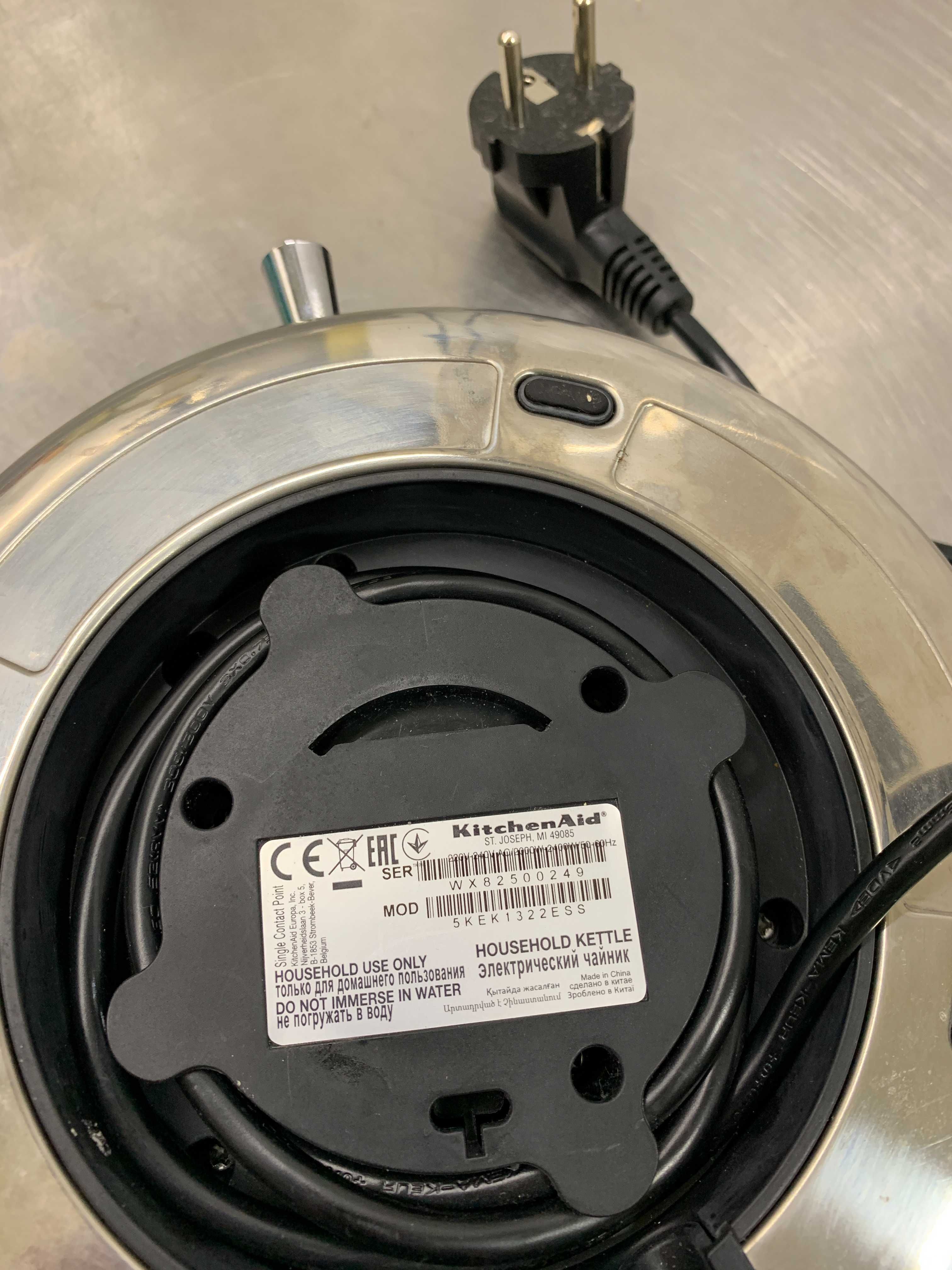 Запчасти до Чайник электрический KitchenAid, 1,5 л стеклянный