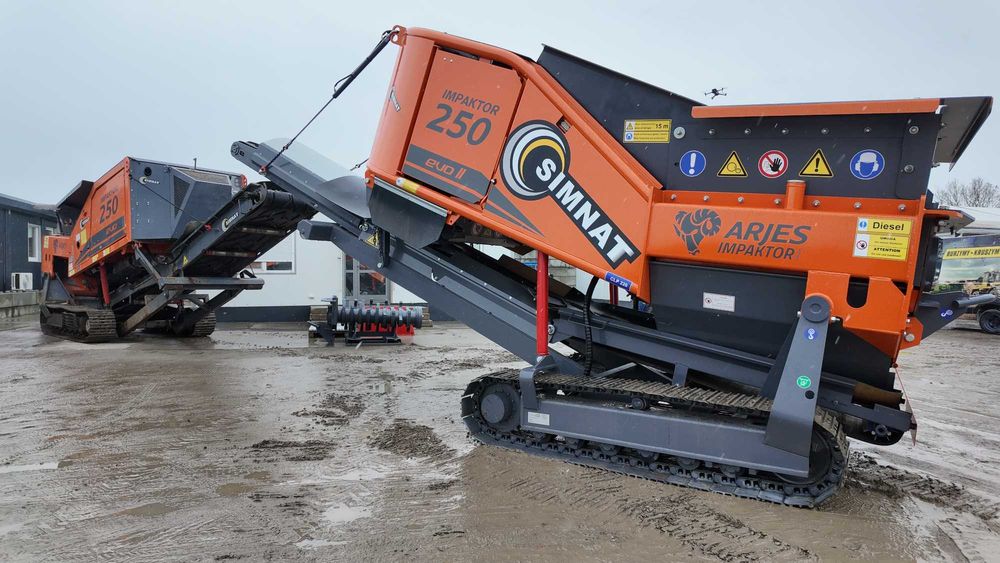 Wynajem kruszarki, kruszenie odpadów, recykling