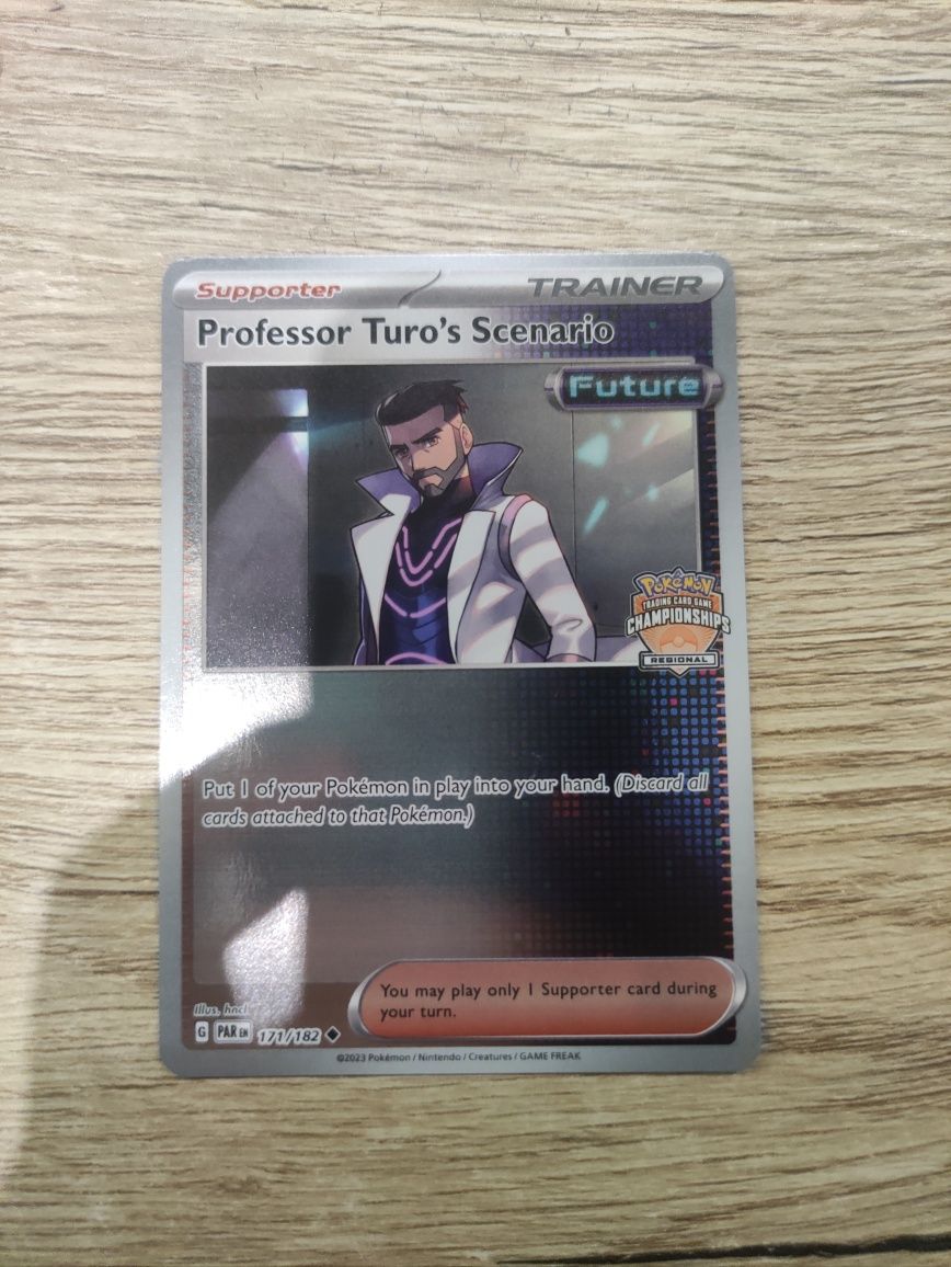 Karta Promo Pokemon Proffesor Turo's Scenario