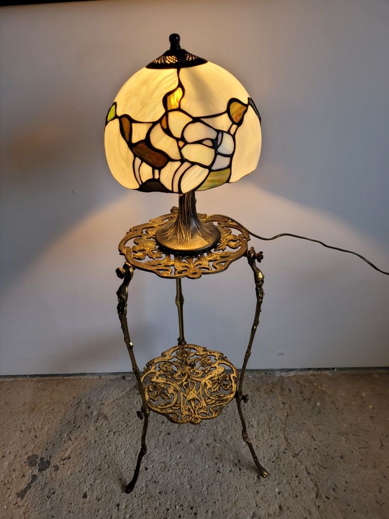 Lampka witrażowa Tiffany vintage