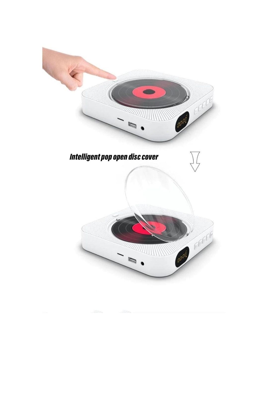 Przenośny Odtwarzacz CD z Bluetooth, Stacjonarny Odtwarzacz CD
