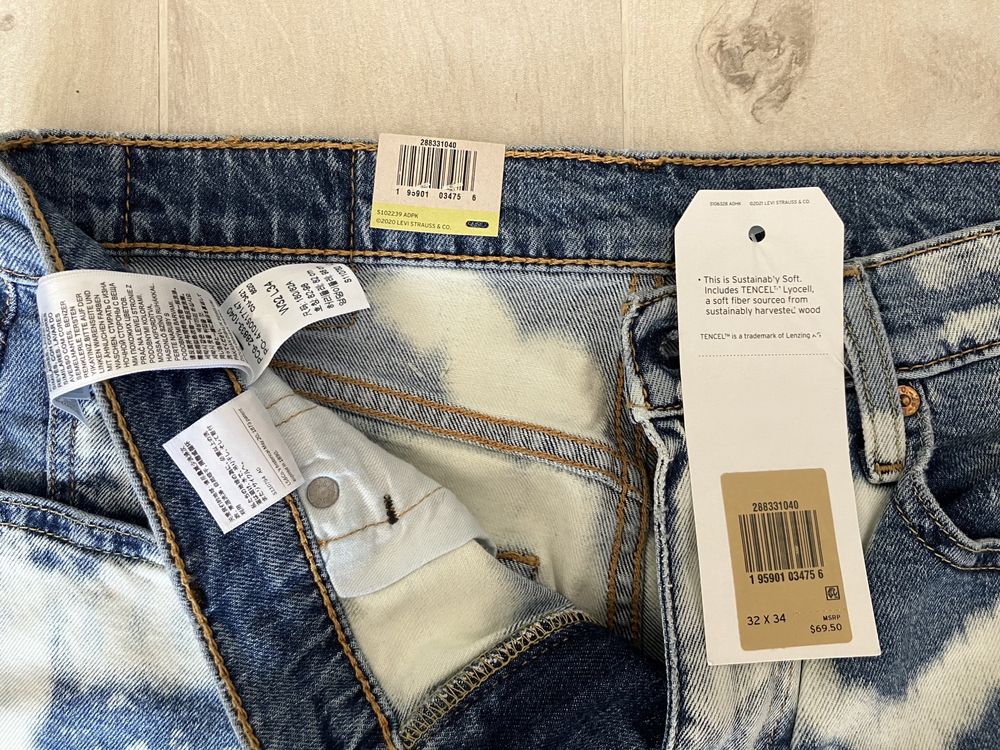 джинсы Levi’s,оригинальные, из США, новые,с бирками