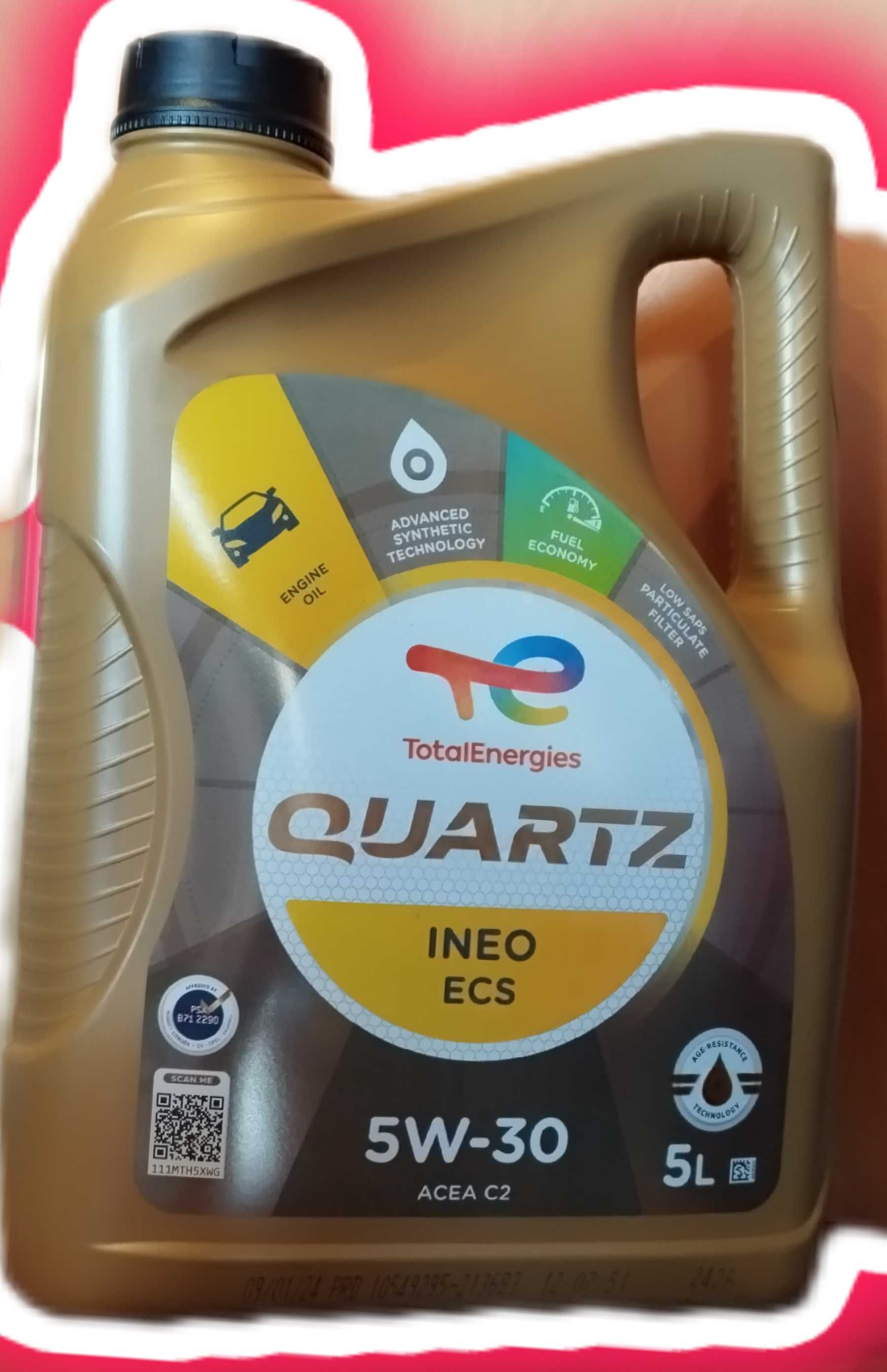 Olej Total QUARTZ INEO ECS 5W30 5L
