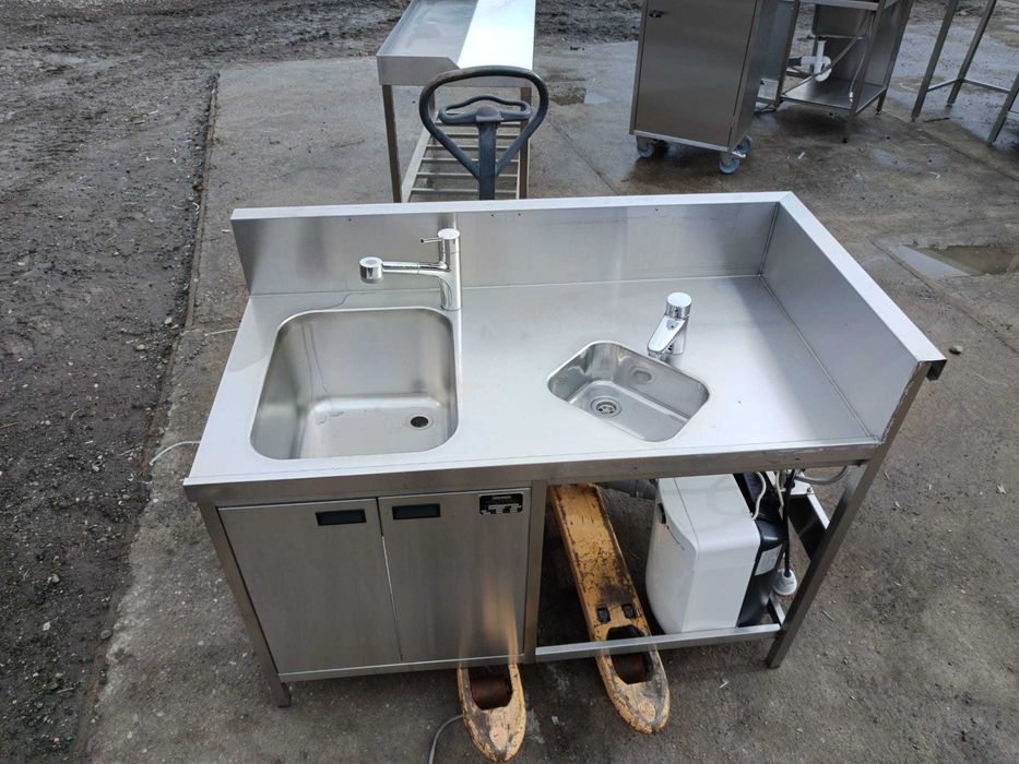 Zlew nierdzewny gastronomiczny Zlewozmywak inox