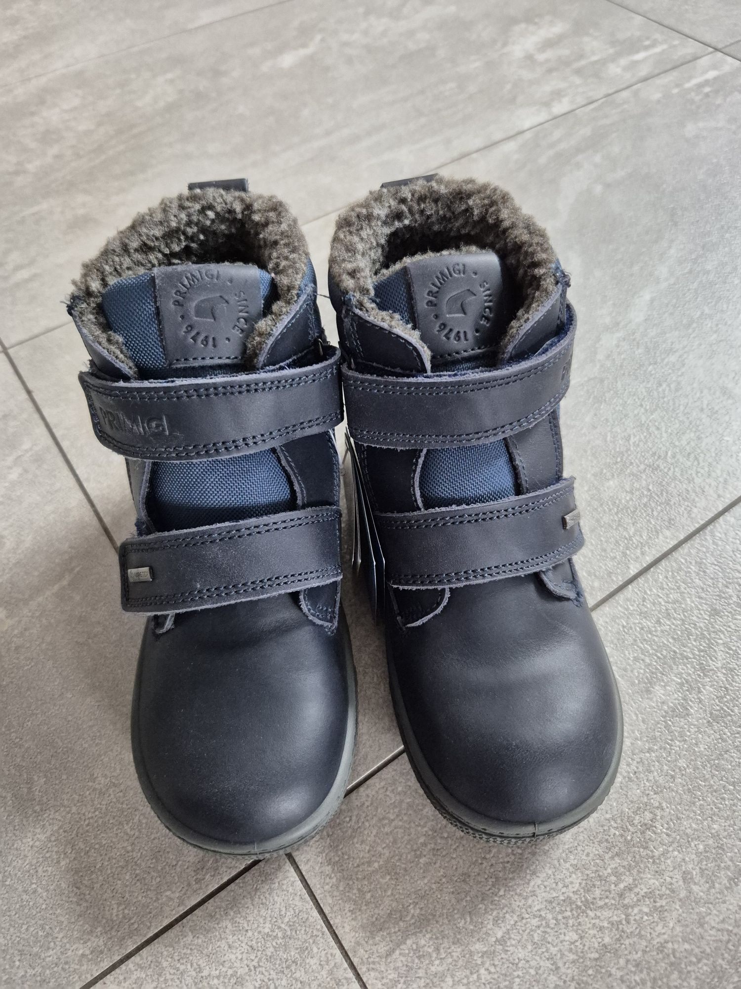 Nowe PRIMIGI buty zimowe 29 kozaki trzewiki śniegowce Gore-Tex na rzep