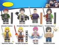 Coleção de bonecos minifiguras Demon Slayer nº8 (compatíveis Lego)