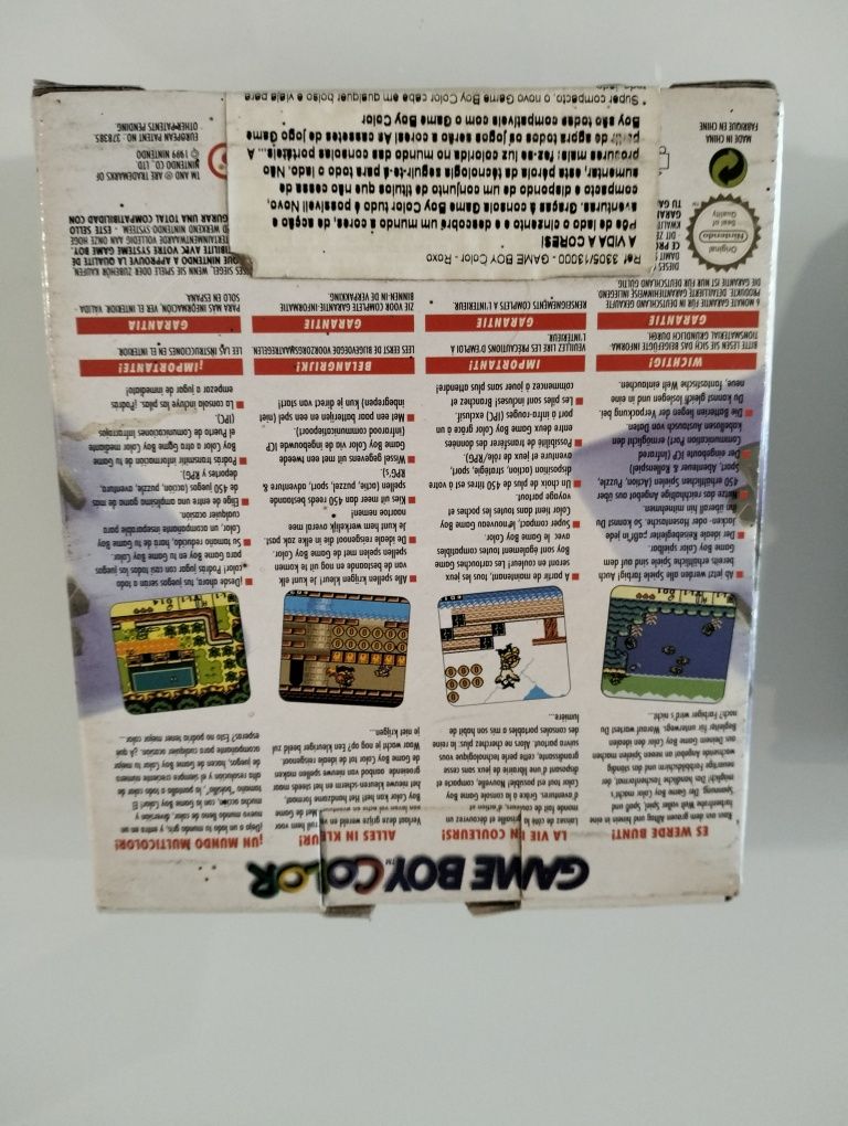 Game Boy color com caixa