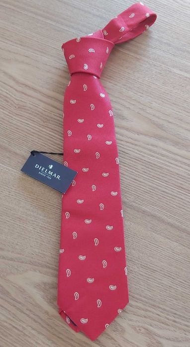 Gravata Dielmar 100% Seda – Nova com Etiqueta