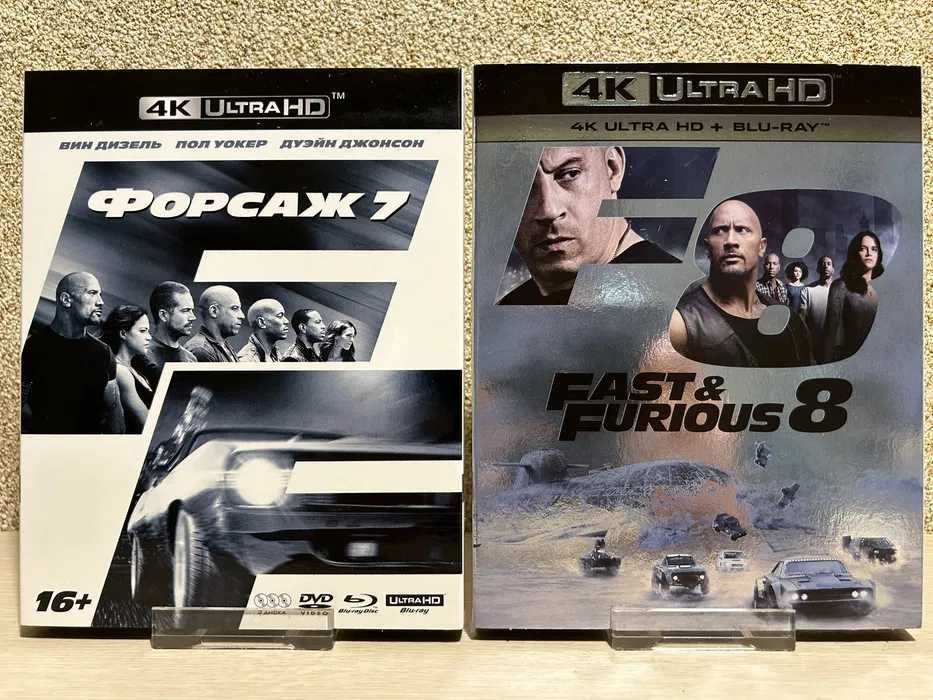 4K UHD Blu-ray Форсаж Коллекция 9 фильмов рос.издания.