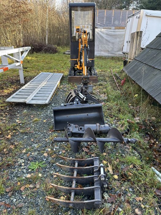 Minikoparka 2023 Berger Kraus 1200KS KABINA - bogate wyposażenie