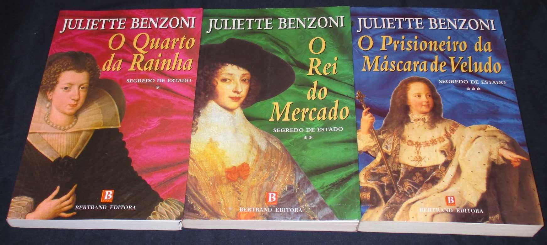 Livros Trilogia Segredo de Estado Juliette Benzoni Completa