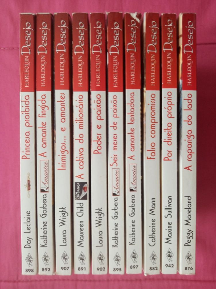 70 livros: Bianca, Sabrina, Desejo, Júlia, Euromance