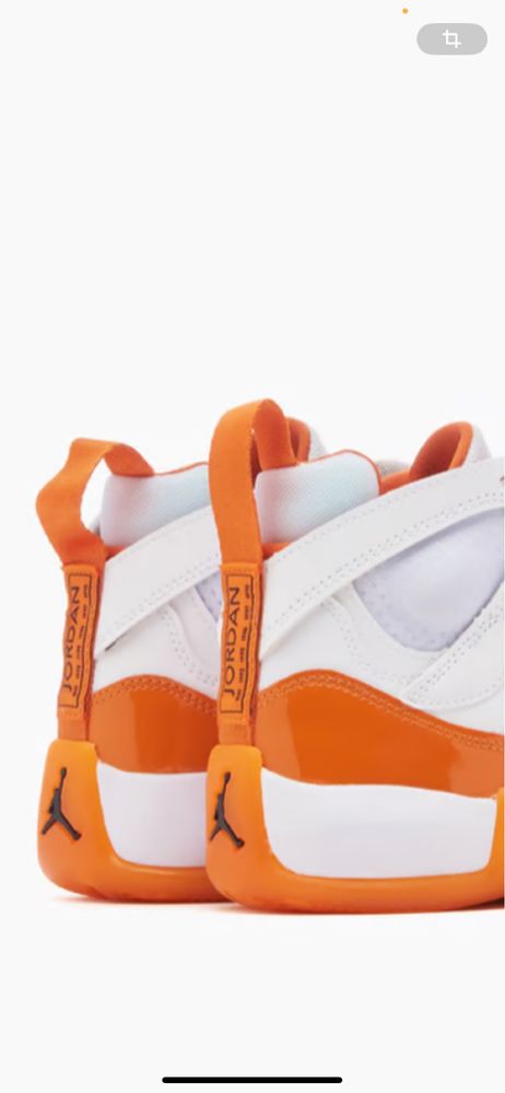 Jordan 14 branco e laranja