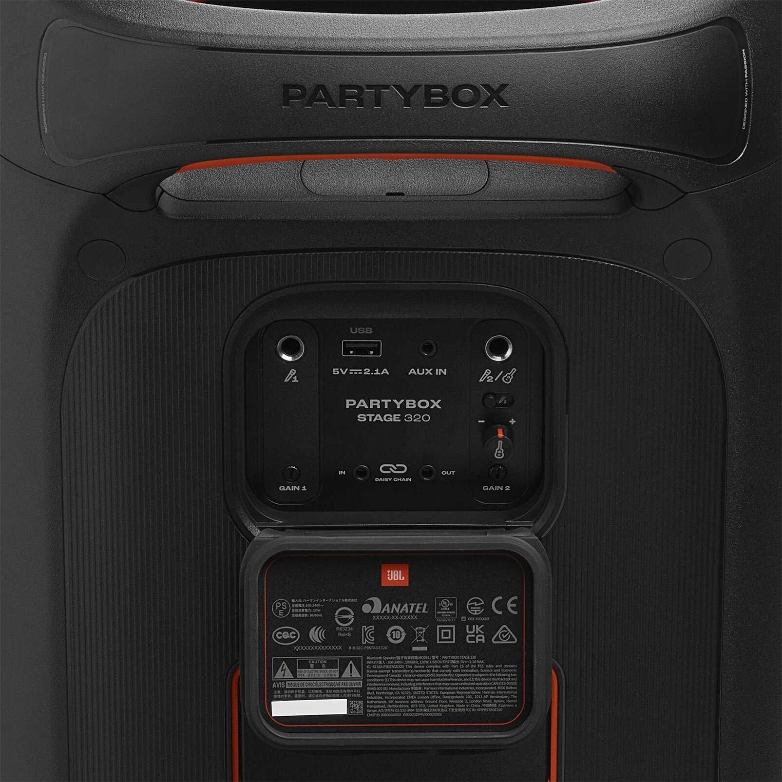 Wynajem Głośnik JBL PartyBox Stage 320 Bluetooth Bateria 18h +mikrofon