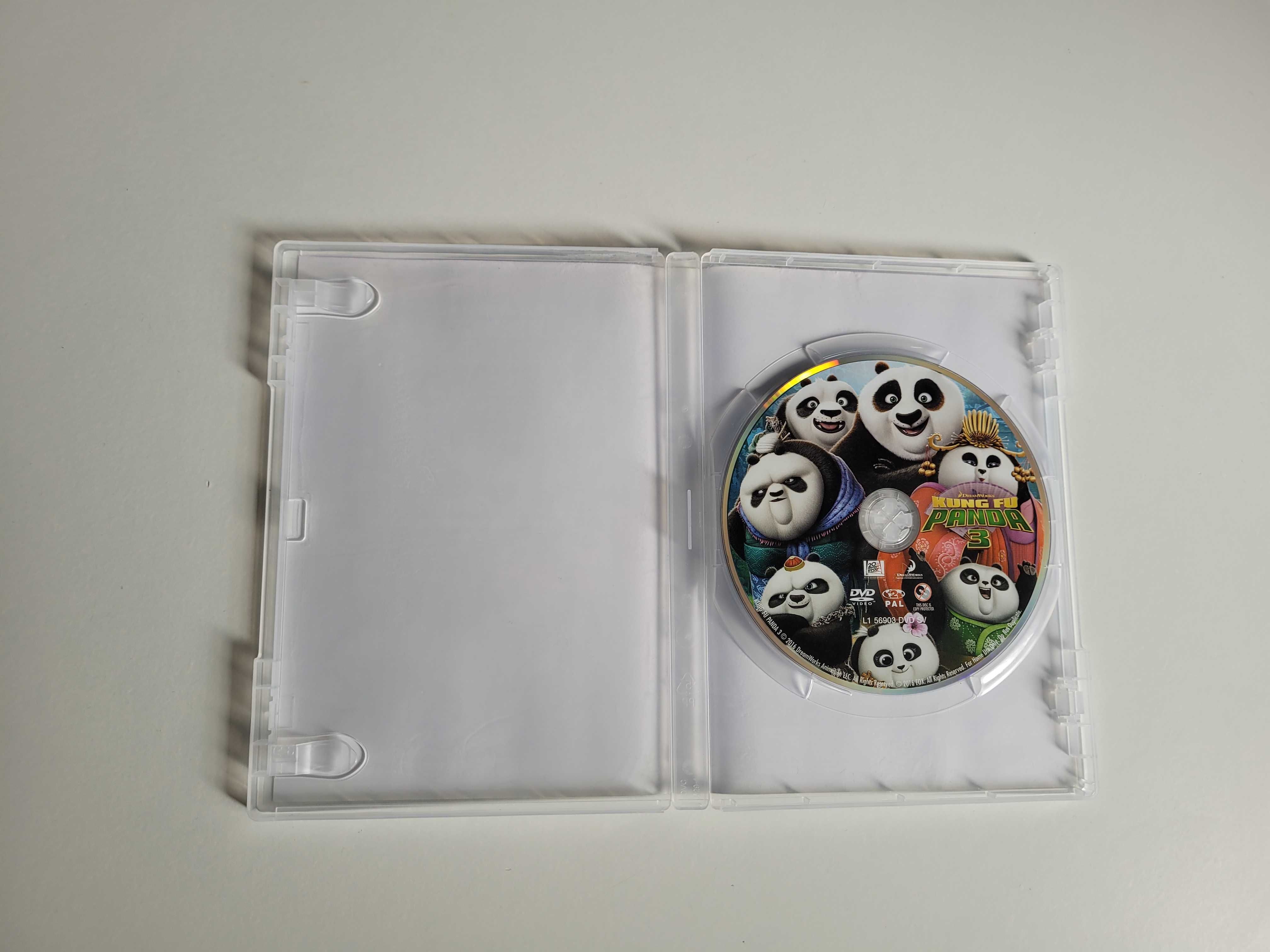 Bajki DVD Zestaw Kung Fu Panda 1-3 komplet Trylogia