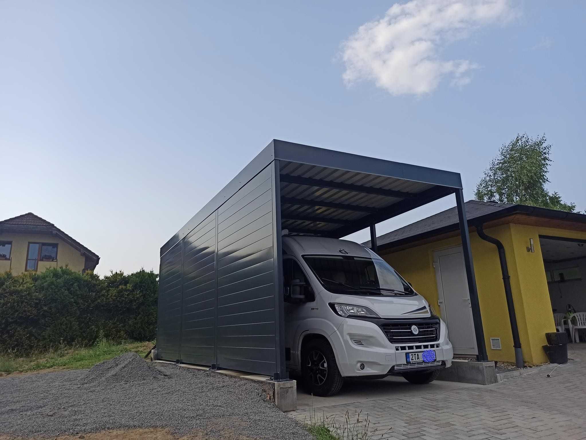 Carport, nowoczesna wiata samochodowa, zadaszenie