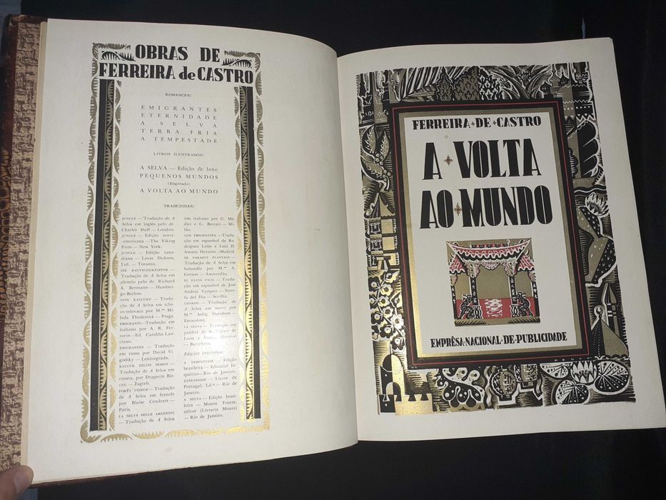 A VOLTA AO MUNDO- 1942- Ferreira de Castro