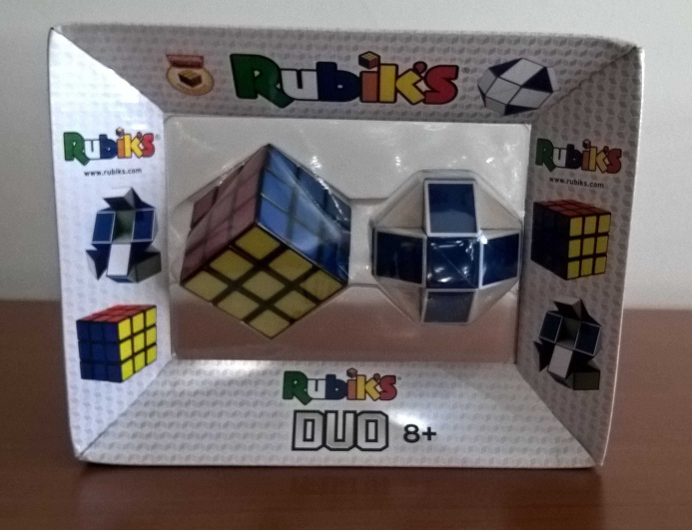 Jogo, quebra cabeças, cubo mágico com suporte e Snake Twist - RUBIK´S