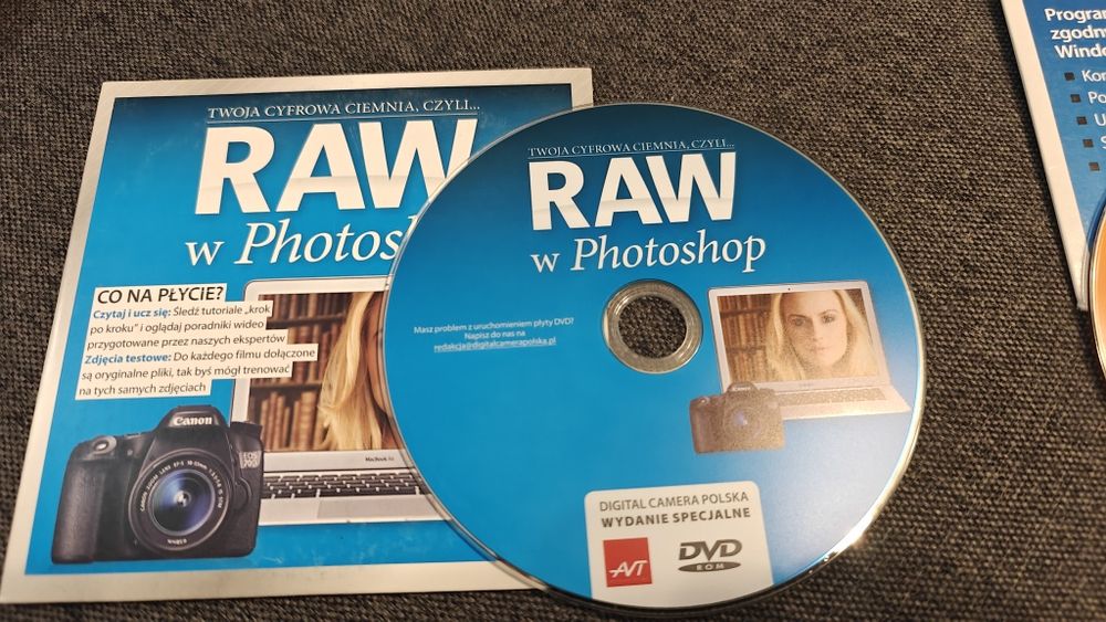 Płyty DVD i na komputer do edycji zdjęć