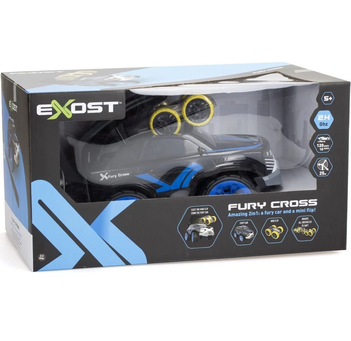 EXOST Fury Cross Samochód Zdalnie Sterowany RC 2w1 Duży