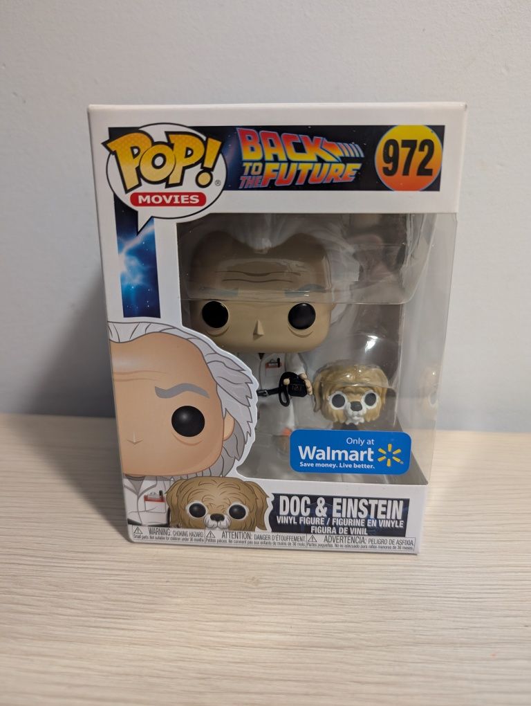 Funko pop Doc & Einstein walmart exclusive 972 back to the future