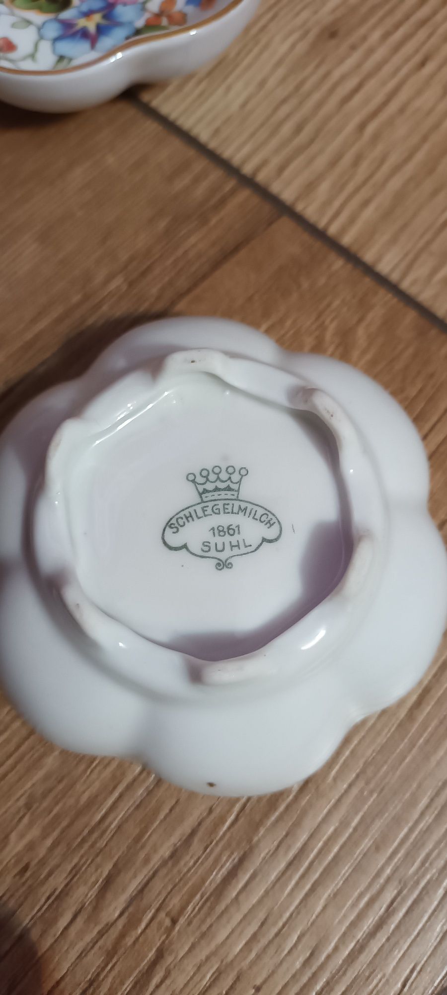 Konfitorowk z porcelany i Suhl Erdmann Schlegelmilch