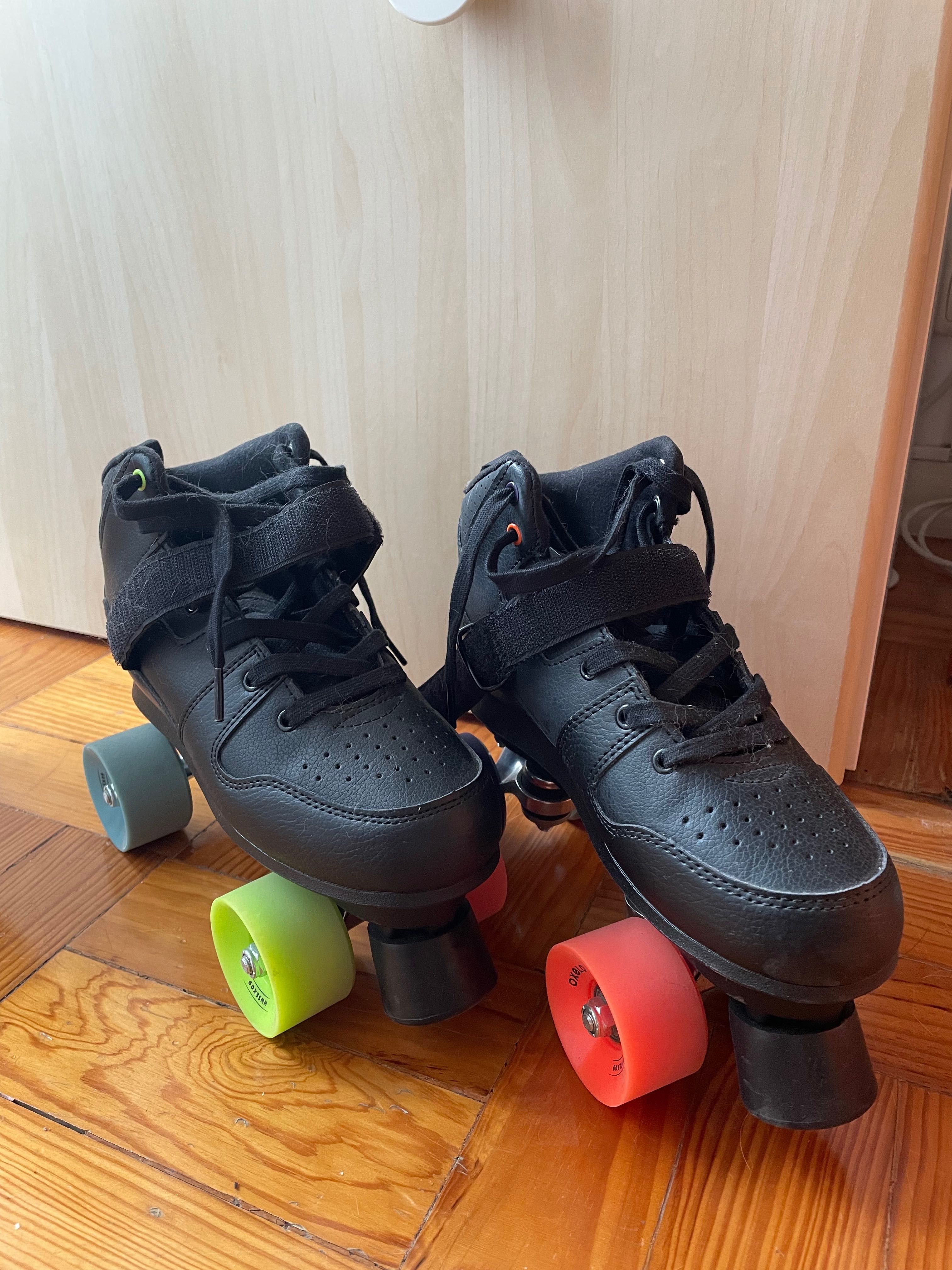 Patins usado apelas uma vez!