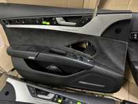Komplet boczków alcantara, BOSE, skóra Audi A8, D4