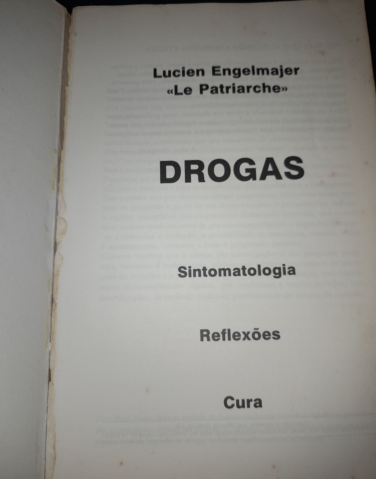 Livro Drogas Sintomatologia