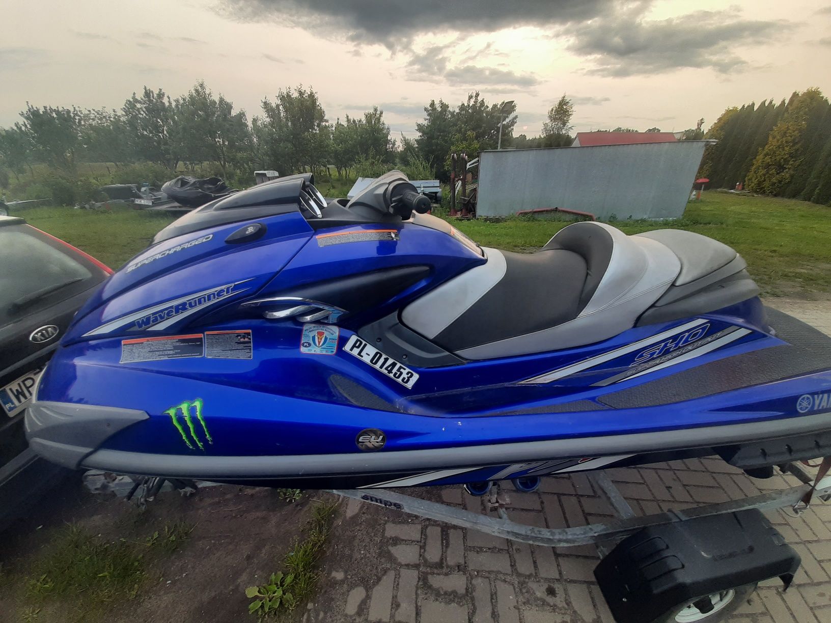 Yamaha FZR skuter wodny uszkodzony tanio okazja