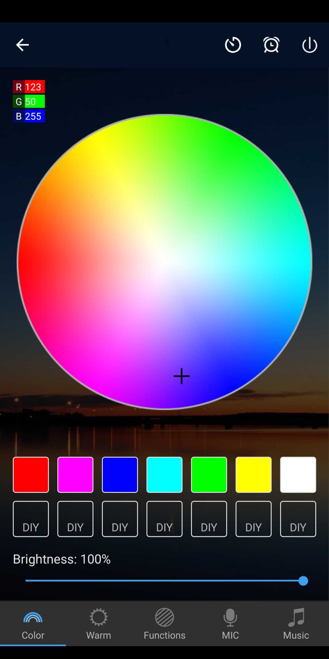 Sunset Lamp  Проекційний світильник Лампа захід сонця