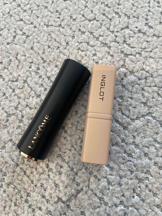Zestaw dwóch pomadek Lancome i Inglot