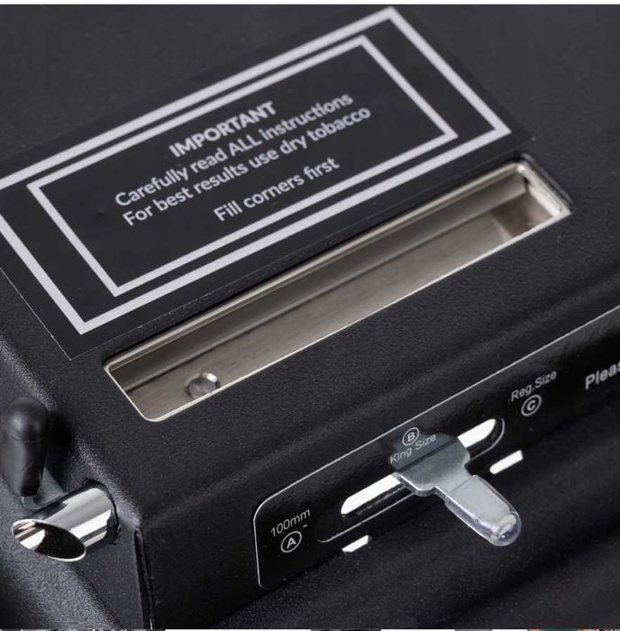 Maszynka do papierosów tłokowa metalowa | Ręczna nabijarka do gilz