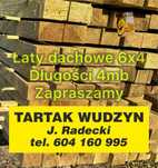 Łaty dachowe. hit cenowy. Negocjuj cenę