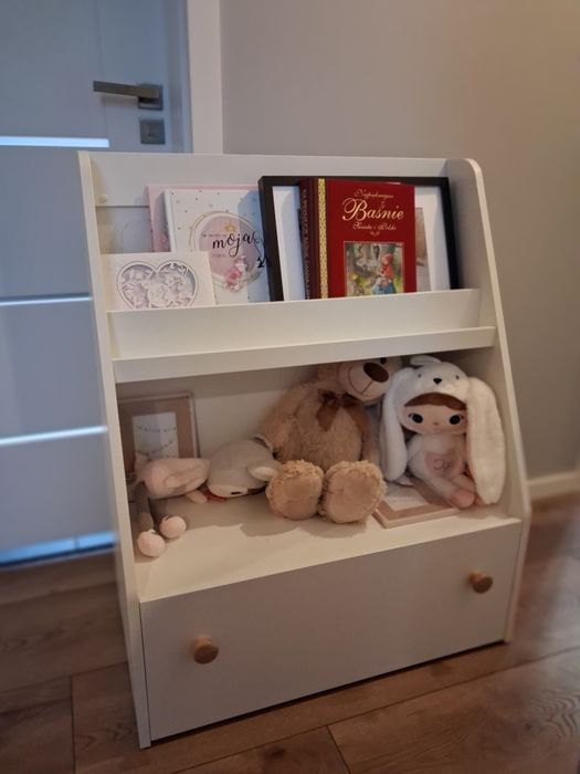 Sprzedam szafkę / regał dziecięcy z szufladą IKEA Bergig 80x43 h: 100