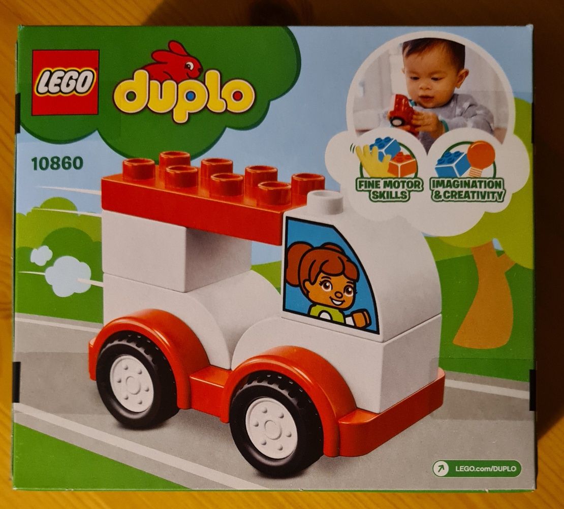 Nowe LEGO DUPLO Moja pierwsza wyścigówka