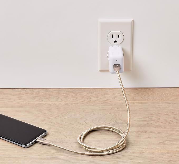 kabel usb typ c 3.1 ładowarka nylonowy 0,9m złoty