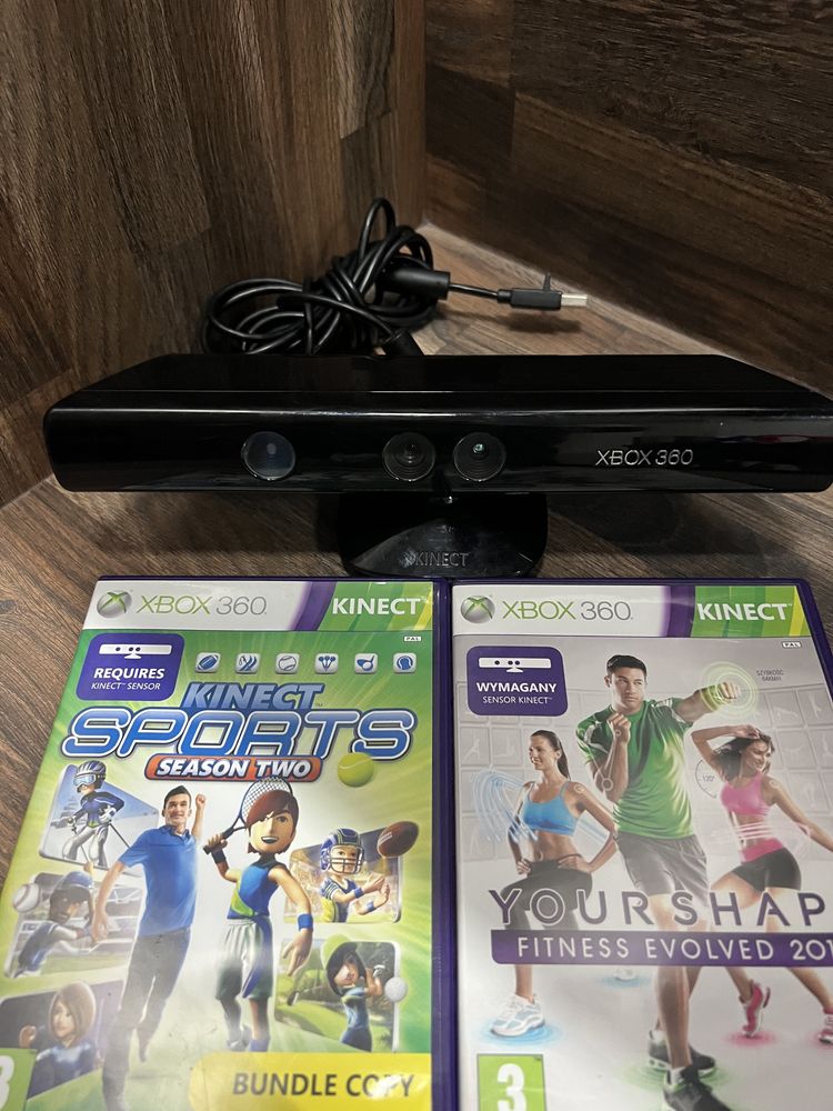 Xbox 360 Kinect Sports 2,  Kinekt Adventures, Your Shape 2012! Sensor!