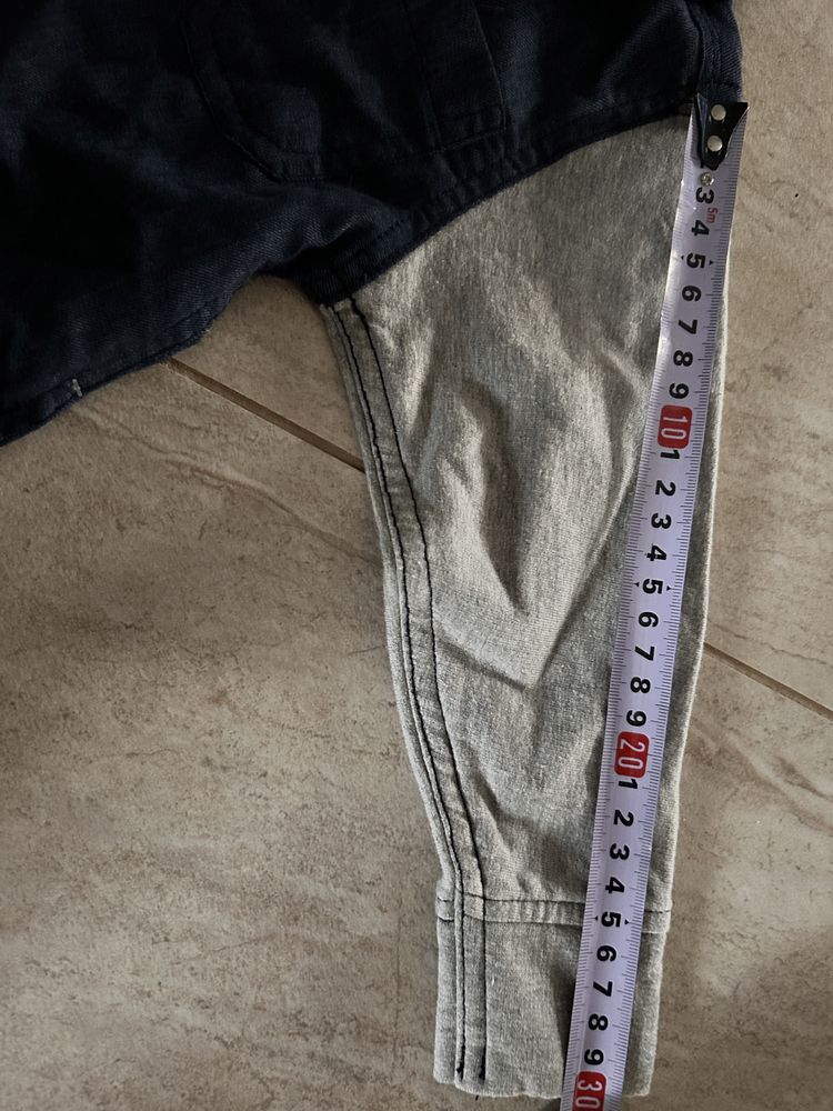 Bluza rebel 9-12 miesiecy dresowo-jeansowa nowa z metką