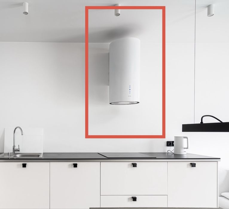 Biały Okap kominowy Ciarko ORP WH – wydajny, nowoczesny