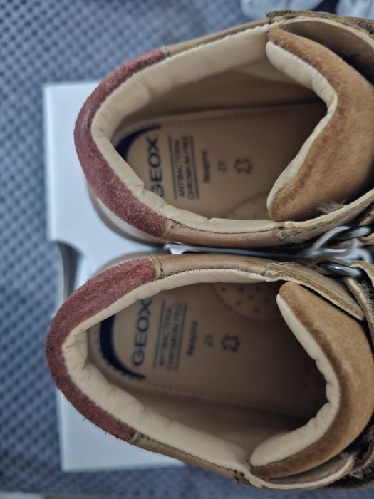 Półbuty buty jesień skóra na rzepy