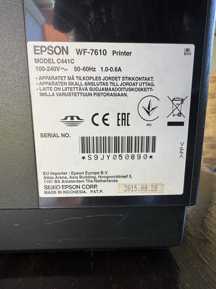 Принтер Epson WorkForce WF-7610