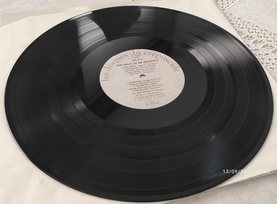 Wim Mertens - The Belly Of An Architect LP