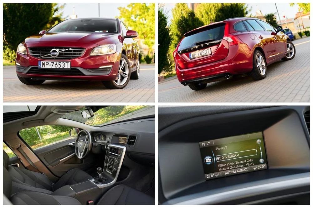 Volvo V60 B4 | SUPER BORDO | xenony | szyber dach | hak | ZAREJESTROWANE