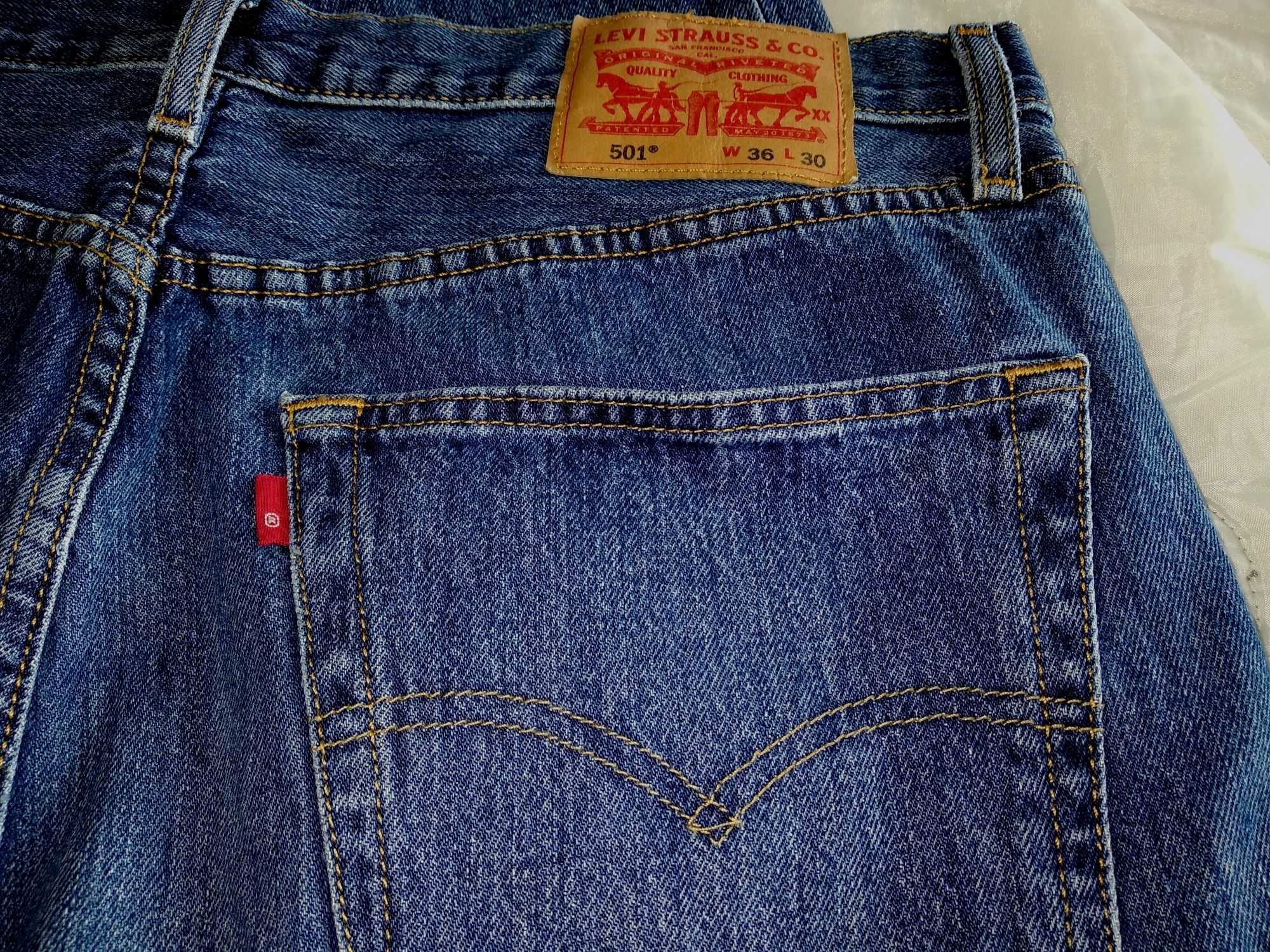 Джинси LEVIS 501 made in  Pakistan   W36 L30